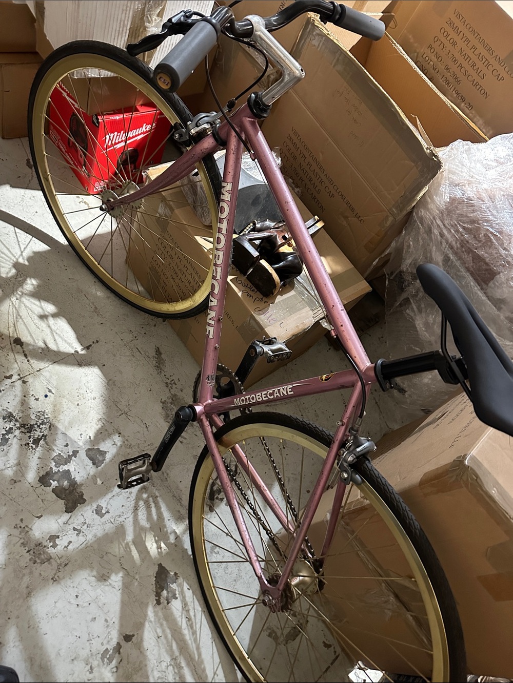 Pink Single-Speed Urban Bike